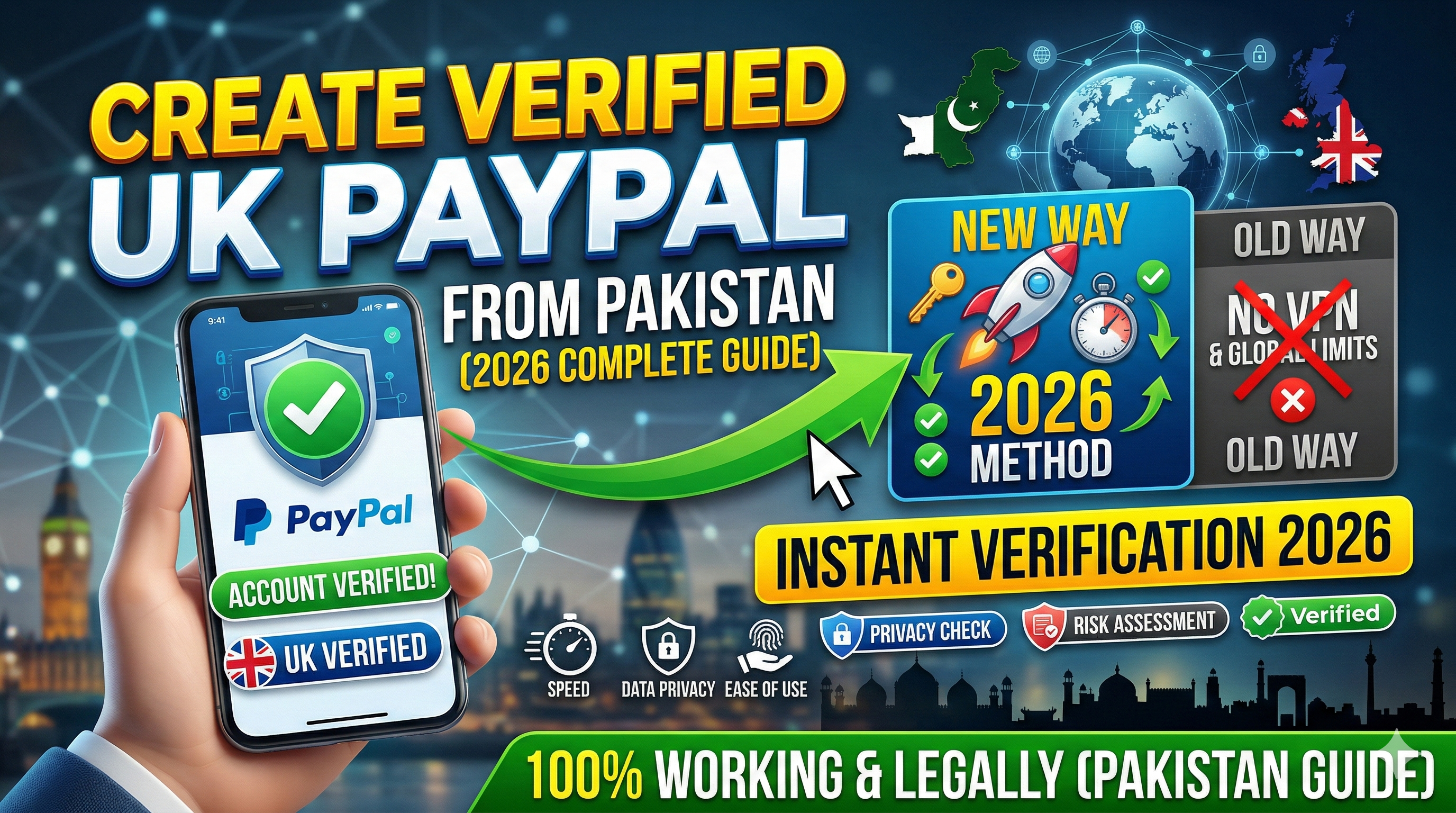 How to Create a Verified UK PayPal Account from Pakistan: The Ultimate 2026 Step-by-Step Guide